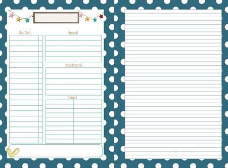 This party planning sheet is ready and willing to help you get organized for your next big to-do. 