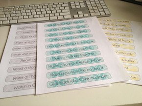 Sunday Activities 'Cans'- Activities