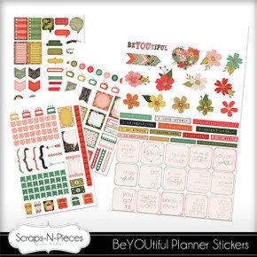 BeYOUtiful Stickers - Set of 4