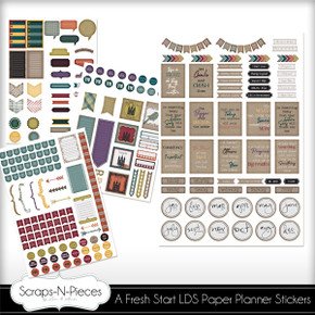 LDS Stickers - Set of 4