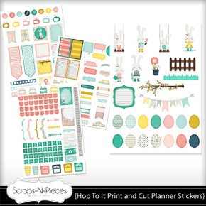 Hop To It Stickers - Set of 4