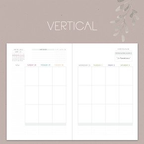 Vertical Planner 2024