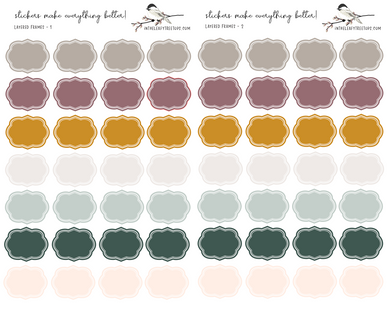 Stickers - Layered Frames