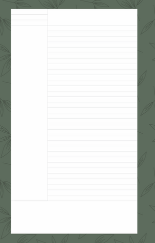 TN Booklets - Cornell Notes