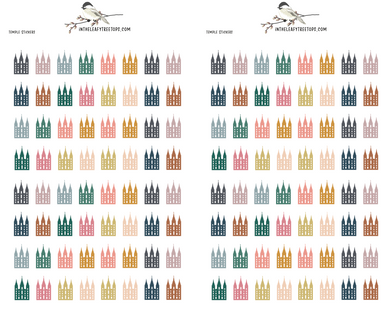 LDS Salt Lake Temple Stickers