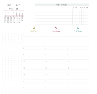 Hourly Planner - 2024