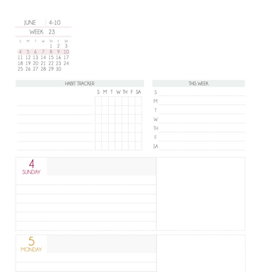 Horizontal Planner - 2024