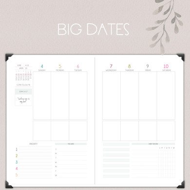 Big Dates Planner - 2024