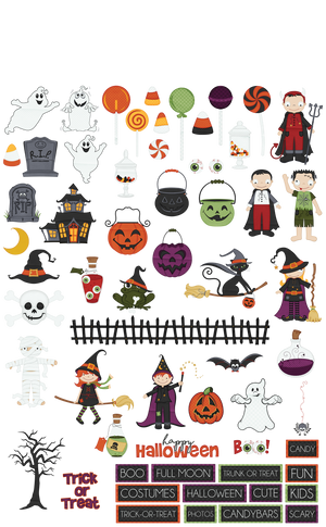 Trick or Treat - Stickers