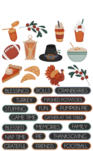 Pumpkin Spice - Stickers - Set of 4