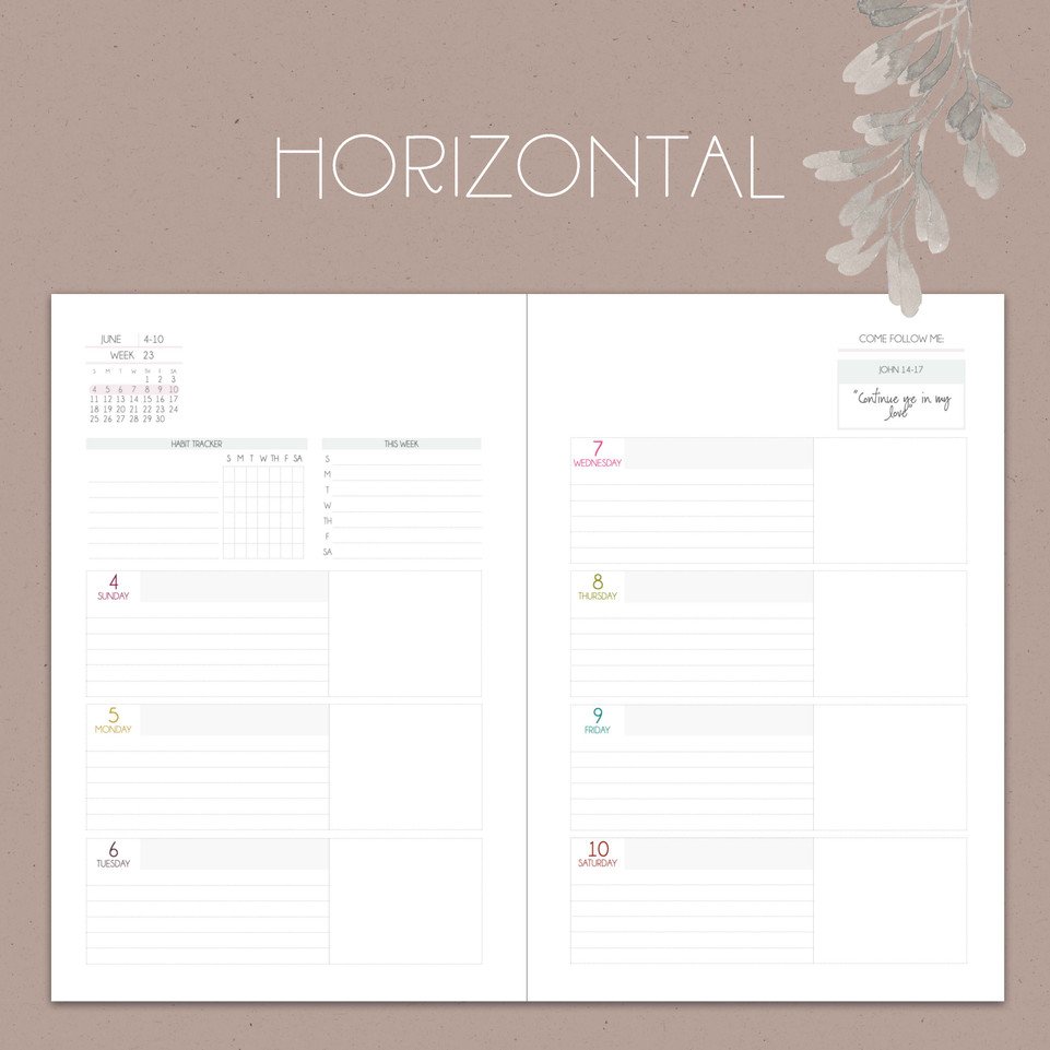 Horizontal Planner - 2024