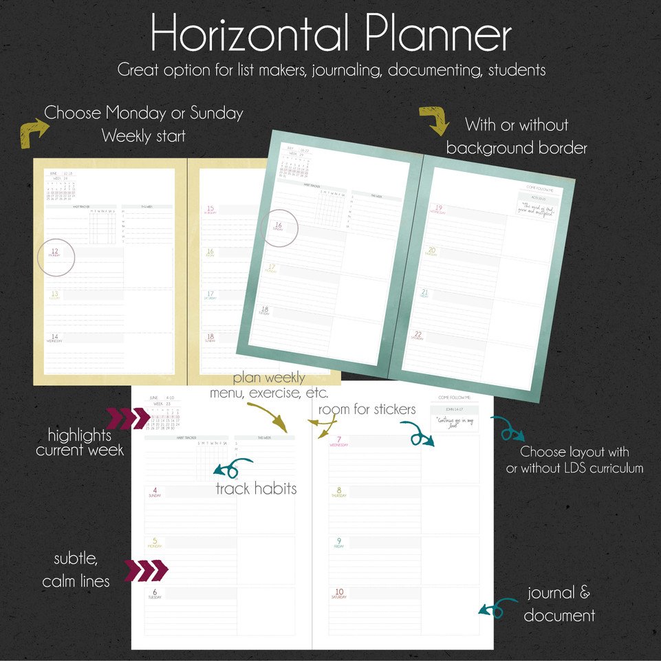 Horizontal Planner - 2024
