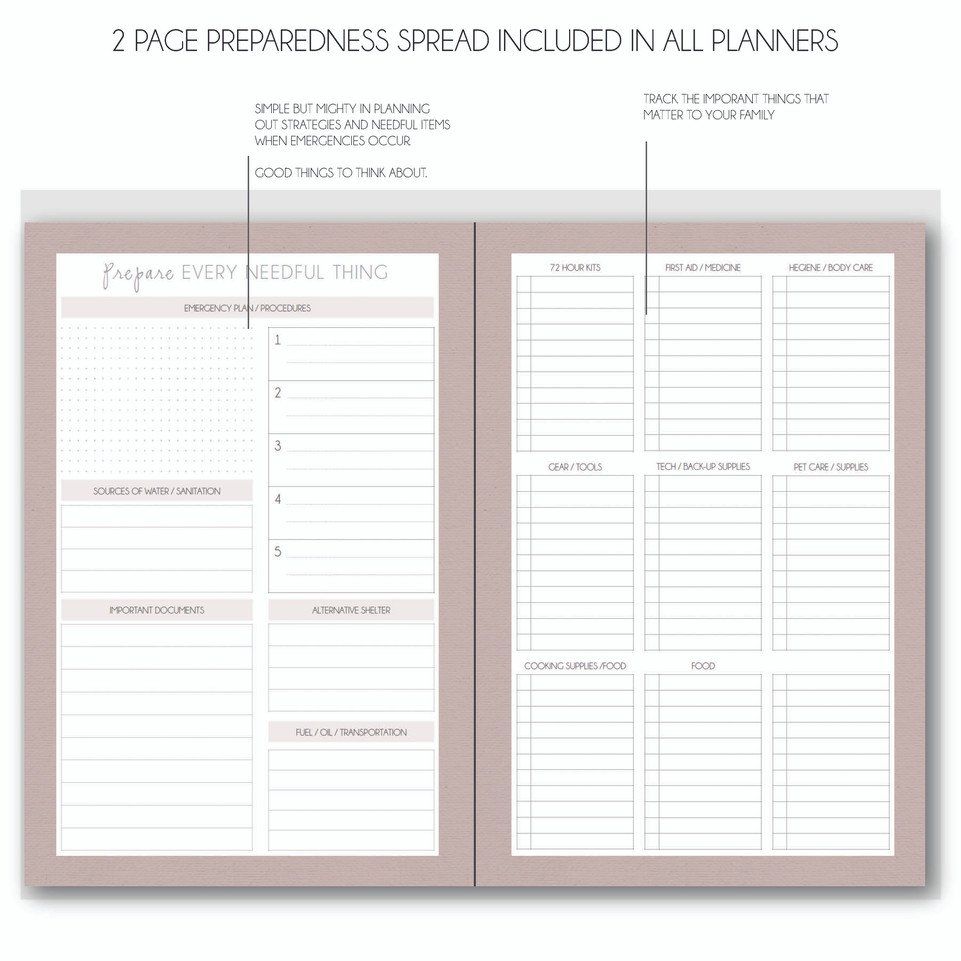 Horizontal Planner - 2024