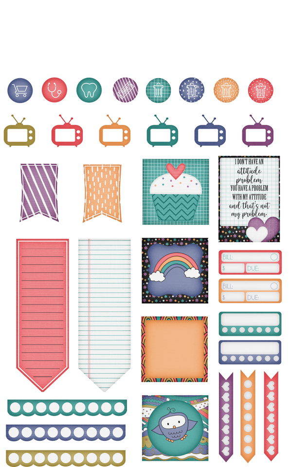 Be Sassy - Stickers - Set of 4